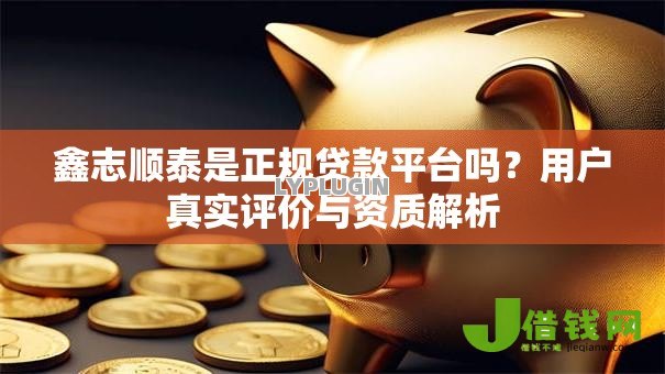 鑫志顺泰是正规贷款平台吗?用户真实评价与资质解析 鑫志顺泰是正规贷款平台吗?用户真实评价与资质解析