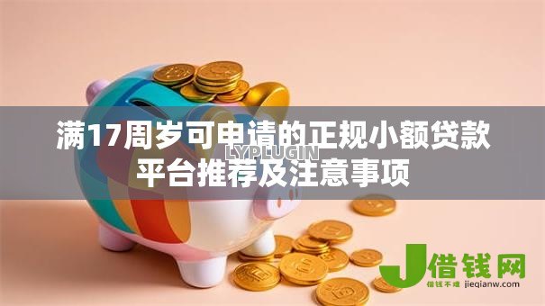 满17周岁可申请的正规小额贷款平台推荐及注意事项 满17周岁可申请的正规小额贷款平台推荐及注意事项