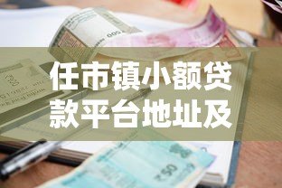 任市镇小额贷款平台地址及申请指南