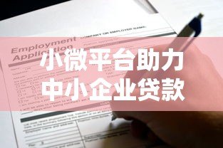 小微平台助力中小企业贷款：申请流程与注意事项解析