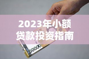 2023年小额贷款投资指南:如何挑选安全可靠的网贷平台 2023年小额贷款投资指南:如何挑选安全可靠的网贷平台