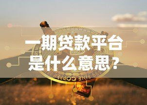 一期贷款平台是什么意思？全面解析贷款新选择