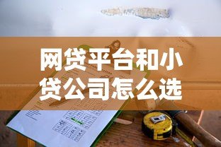 网贷平台和小贷公司怎么选?10个贷款知识点帮你避坑 网贷平台和小贷公司怎么选?10个贷款知识点帮你避坑