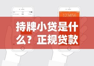 持牌小贷是什么？正规贷款平台的优势与申请指南