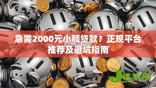 急需2000元小额贷款？正规平台推荐及避坑指南