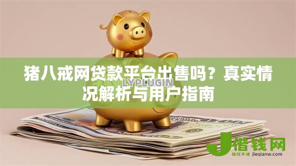 猪八戒网贷款平台出售吗？真实情况解析与用户指南