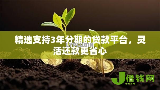 精选支持3年分期的贷款平台，灵活还款更省心