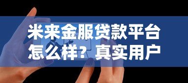米来金服贷款平台怎么样？真实用户评测与申请攻略