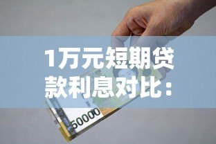 1万元短期贷款利息对比：正规平台推荐及省钱技巧
