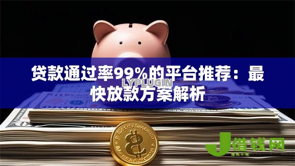 贷款通过率99%的平台推荐：最快放款方案解析