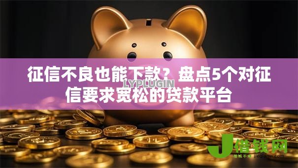 征信不良也能下款?盘点5个对征信要求宽松的贷款平台 征信不良也能下款?盘点5个对征信要求宽松的贷款平台