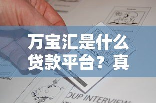 万宝汇是什么贷款平台?真实评测与用户反馈解析 万宝汇是什么贷款平台?真实评测与用户反馈解析
