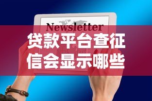 贷款平台查征信会显示哪些内容?这5大信息影响你的审批结果 贷款平台查征信会显示哪些内容?这5大信息影响你的审批结果