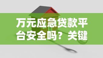 万元应急贷款平台安全吗?关键风险与避坑指南 万元应急贷款平台安全吗?关键风险与避坑指南