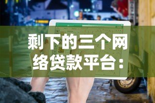 剩下的三个网络贷款平台:正规选择与避坑指南 剩下的三个网络贷款平台:正规选择与避坑指南