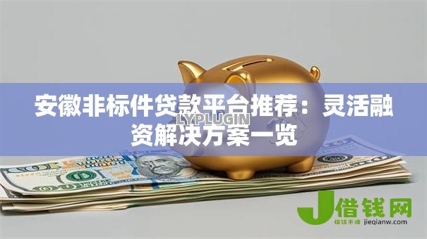 安徽非标件贷款平台推荐：灵活融资解决方案一览