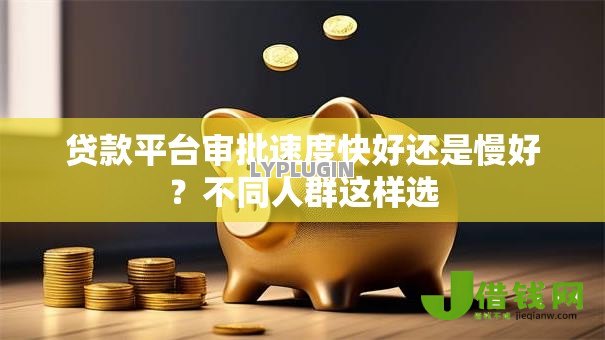 贷款平台审批速度快好还是慢好？不同人群这样选