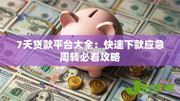 7天贷款平台大全：快速下款应急周转必看攻略