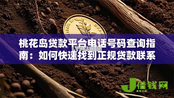 桃花岛贷款平台电话号码查询指南：如何快速找到正规贷款联系方式