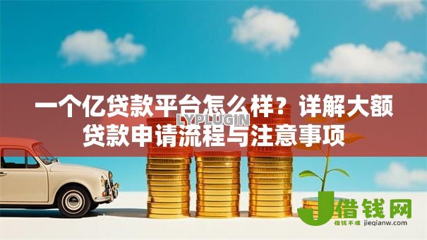 一个亿贷款平台怎么样？详解大额贷款申请流程与注意事项