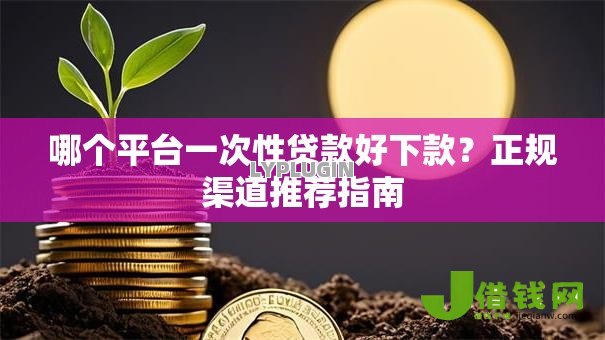 哪个平台一次性贷款好下款？正规渠道推荐指南