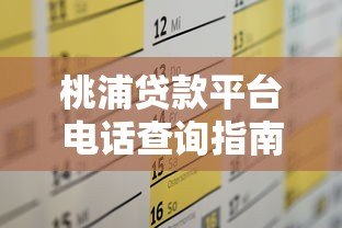 桃浦贷款平台电话查询指南及最新联系方式 桃浦贷款平台电话查询指南及最新联系方式