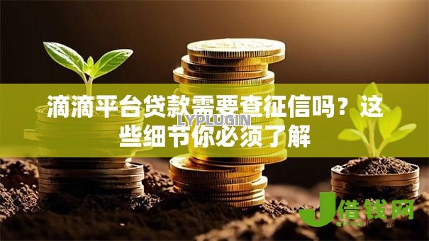 滴滴平台贷款需要查征信吗？这些细节你必须了解