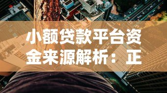 小额贷款平台资金来源解析:正规渠道与风险控制 小额贷款平台资金来源解析:正规渠道与风险控制