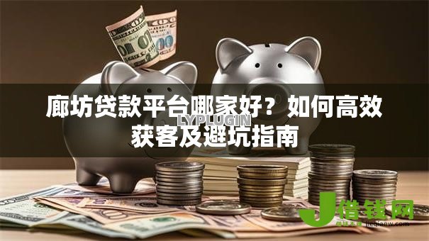廊坊贷款平台哪家好?如何高效获客及避坑指南 廊坊贷款平台哪家好?如何高效获客及避坑指南