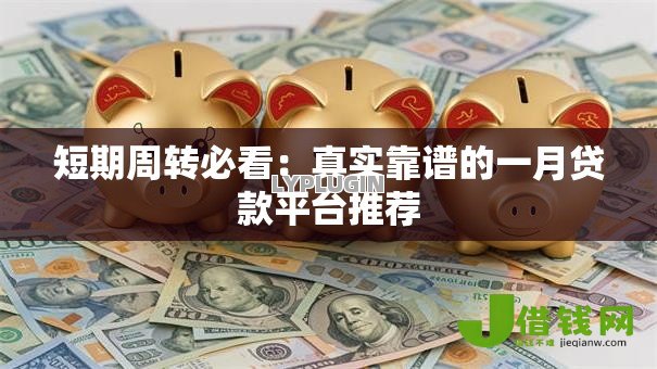 短期周转必看:真实靠谱的一月贷款平台推荐 短期周转必看:真实靠谱的一月贷款平台推荐