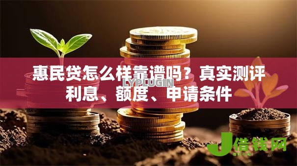 惠民贷怎么样靠谱吗？真实测评利息、额度、申请条件