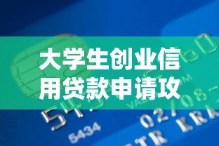大学生创业信用贷款申请攻略：低息政策与平台推荐