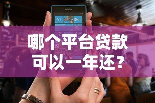 哪个平台贷款可以一年还？这5类正规渠道最靠谱