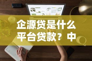 企源贷是什么平台贷款？中小微企业融资产品深度解析