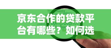 京东合作的贷款平台有哪些?如何选择最靠谱的贷款方案 京东合作的贷款平台有哪些?如何选择最靠谱的贷款方案