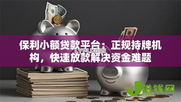 保利小额贷款平台：正规持牌机构，快速放款解决资金难题