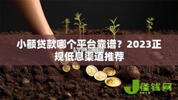 小额贷款哪个平台靠谱?2023正规低息渠道推荐 小额贷款哪个平台靠谱?2023正规低息渠道推荐