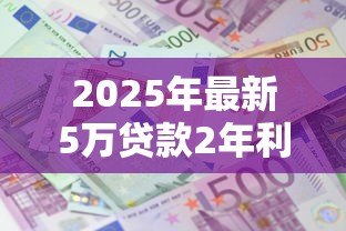 2025年最新5万贷款2年利息多少：五万元两年期贷款利息如何计算