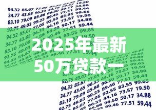 2025年最新50万贷款一年利息多少:50万元借款年利息如何计算 2025年最新50万贷款一年利息多少:50万元借款年利息如何计算