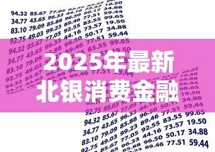 2025年最新北银消费金融贷款:北银消费贷如何申请最便捷 2025年最新北银消费金融贷款:北银消费贷如何申请最便捷