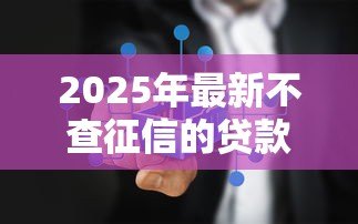 2025年最新不查征信的贷款有哪些：哪些贷款产品不查个人征信？