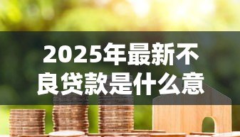 2025年最新不良贷款是什么意思:银行坏账是如何形成的 2025年最新不良贷款是什么意思:银行坏账是如何形成的
