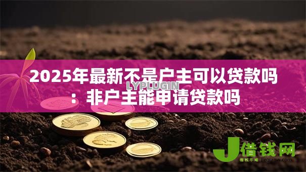2025年最新不是户主可以贷款吗:非户主能申请贷款吗 2025年最新不是户主可以贷款吗:非户主能申请贷款吗