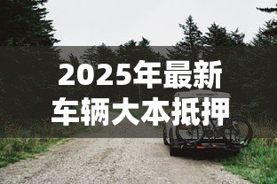 2025年最新车辆大本抵押贷款：用汽车绿本如何办理抵押借款
