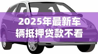 2025年最新车辆抵押贷款不看征信：征信不良能否用车辆抵押借钱