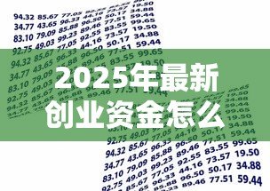 2025年最新创业资金怎么申请贷款：如何获取创业贷款资金