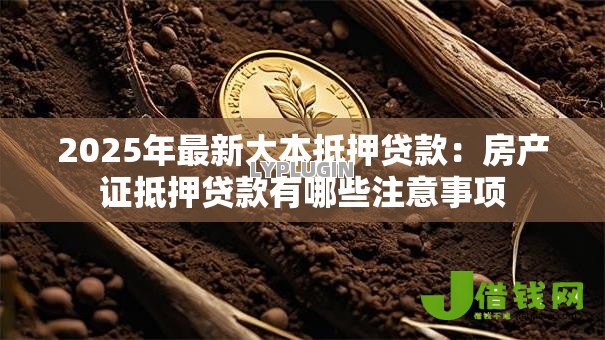 2025年最新大本抵押贷款：房产证抵押贷款有哪些注意事项