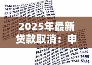 2025年最新贷款取消:申请被拒后如何恢复借款资格 2025年最新贷款取消:申请被拒后如何恢复借款资格