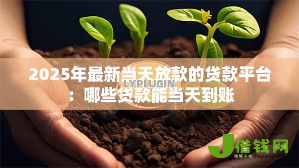 2025年最新当天放款的贷款平台：哪些贷款能当天到账