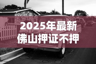 2025年最新佛山押证不押车贷款：佛山汽车抵押只押绿本如何办理